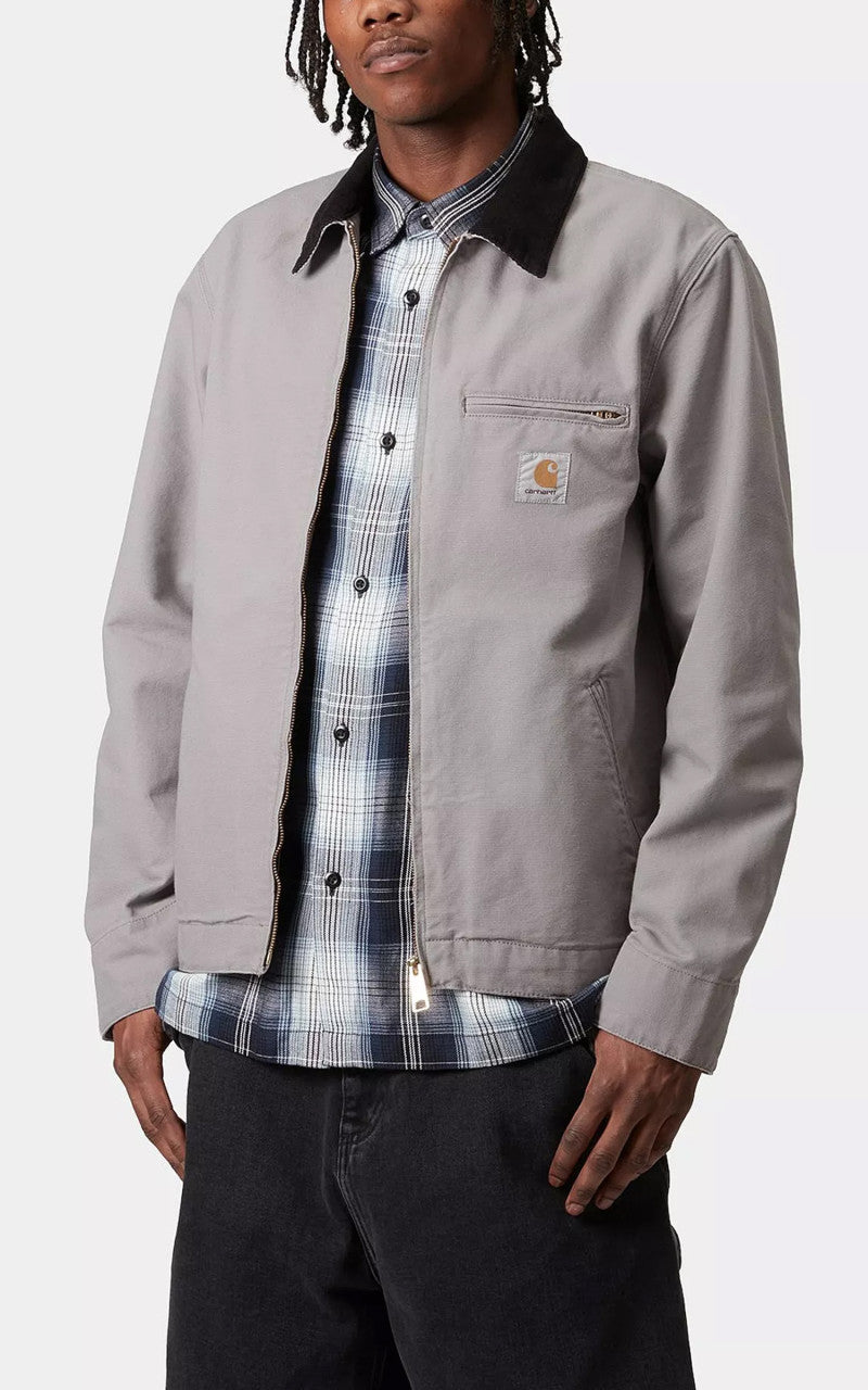 Carhartt WIP Detroit Jacket Dearborn Canvas Rinsed Yosemite/Black