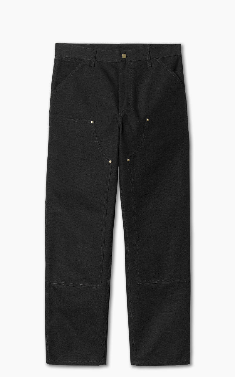Carhartt WIP Double Knee Pant Dearborn Canvas Black Rigid