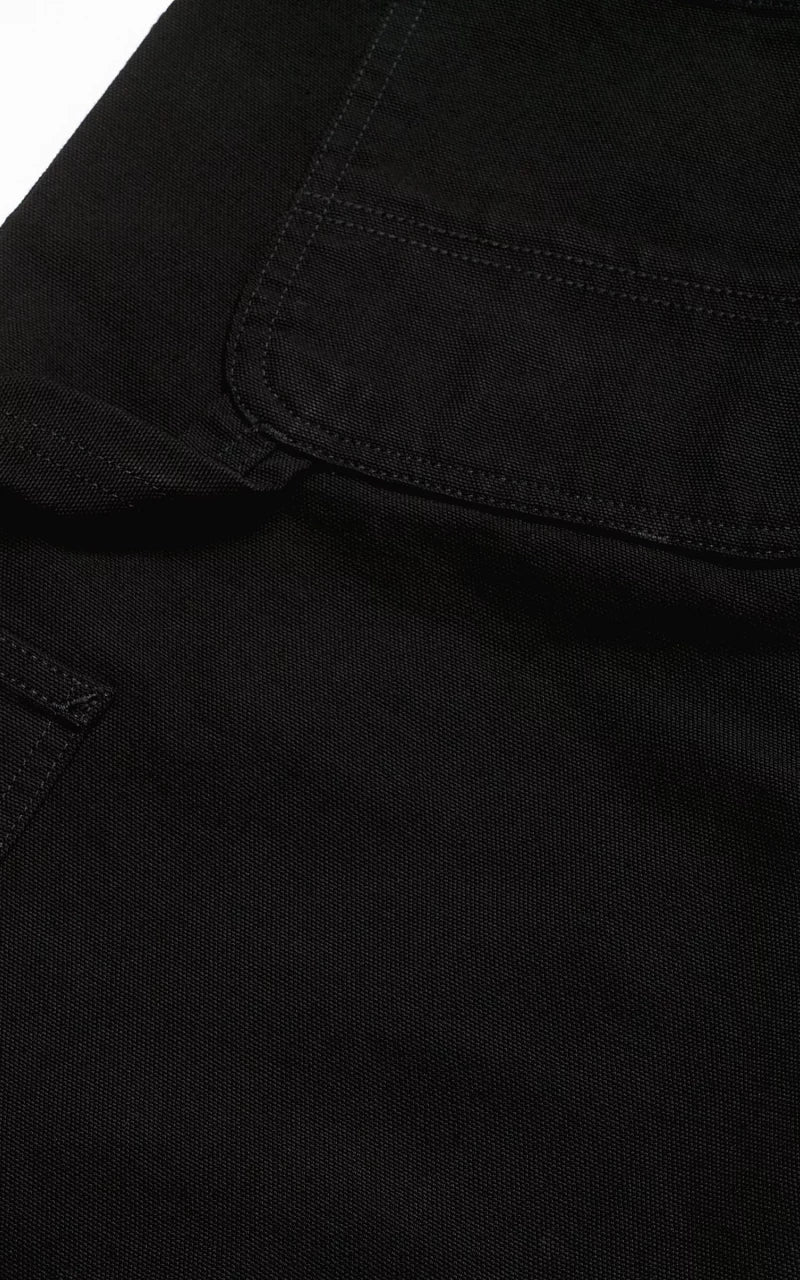 Carhartt WIP Double Knee Pant Dearborn Canvas Rinsed Black