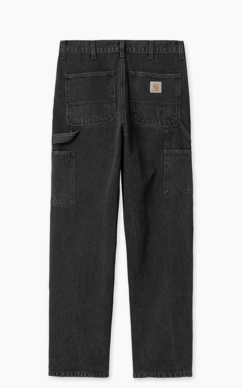 Carhartt WIP Double Knee Pant Smith Denim Stone Washed Black