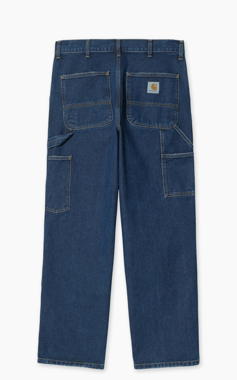 Carhartt WIP Double Knee Pant Smith Denim Stone Washed Blue