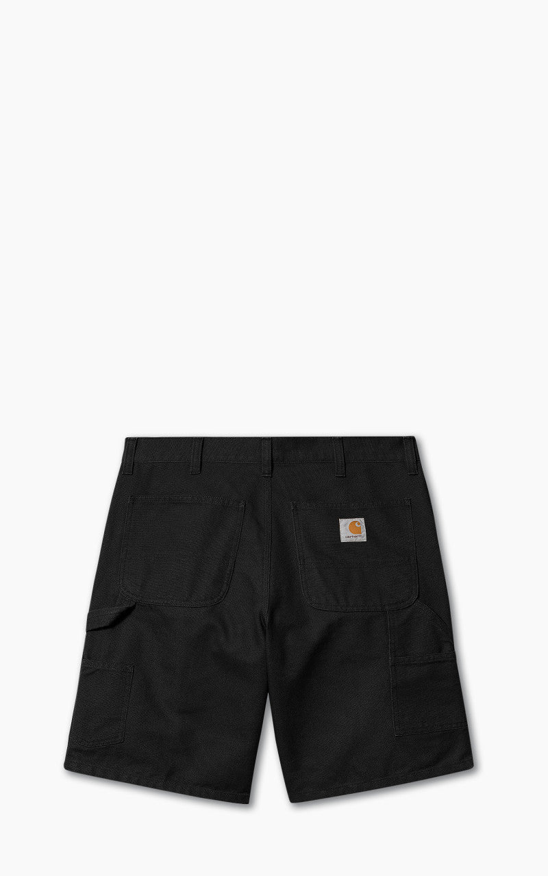 Carhartt WIP Double Knee Short Black Rinsed