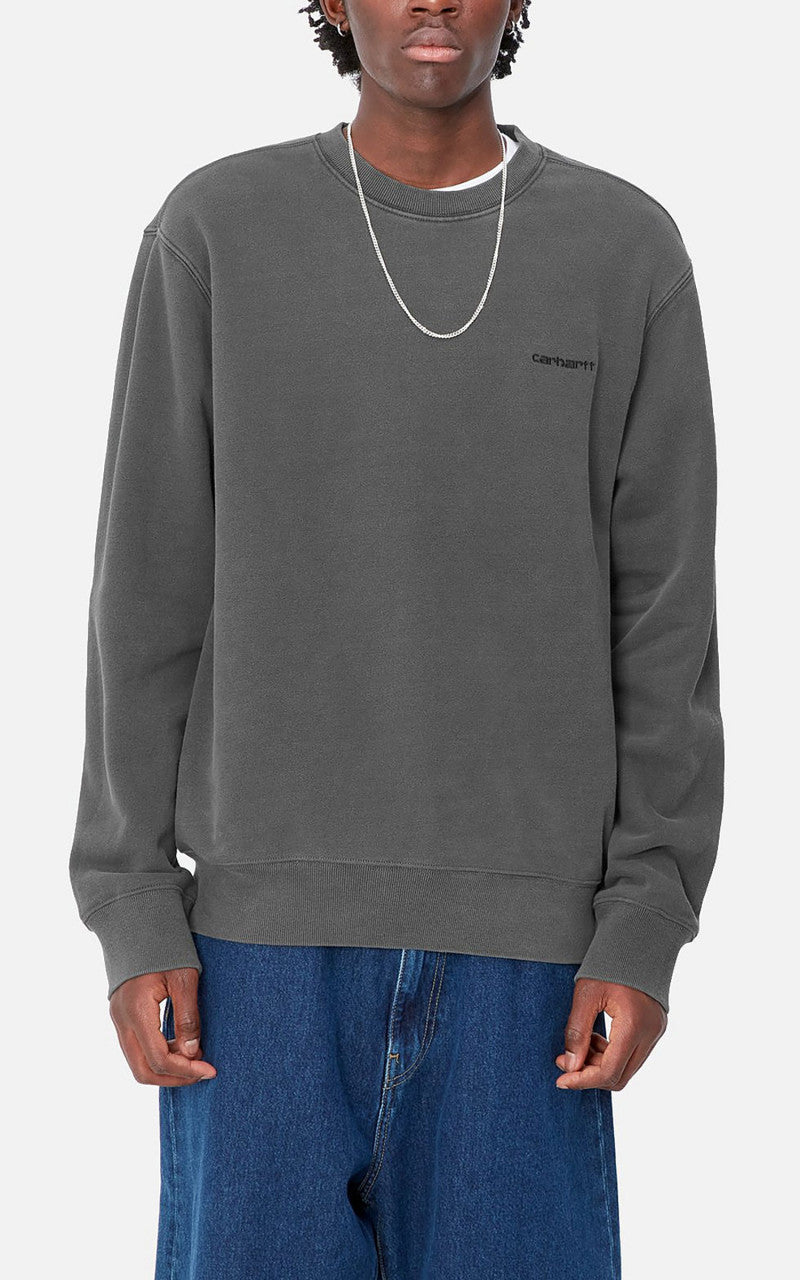Carhartt WIP Duster Script Sweat Black