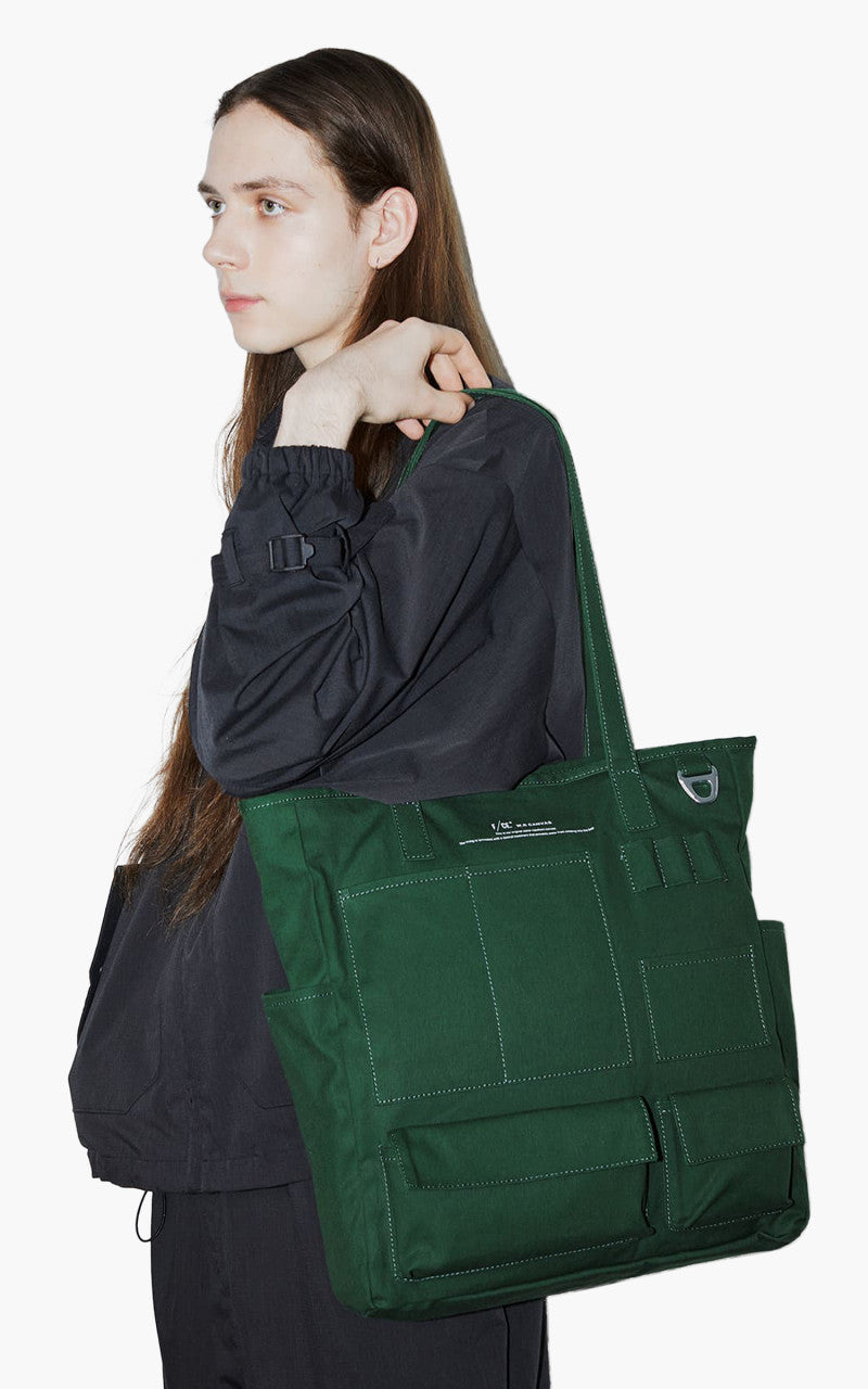 F/CE. W.R. Canvas Pocket Tote Bag Green