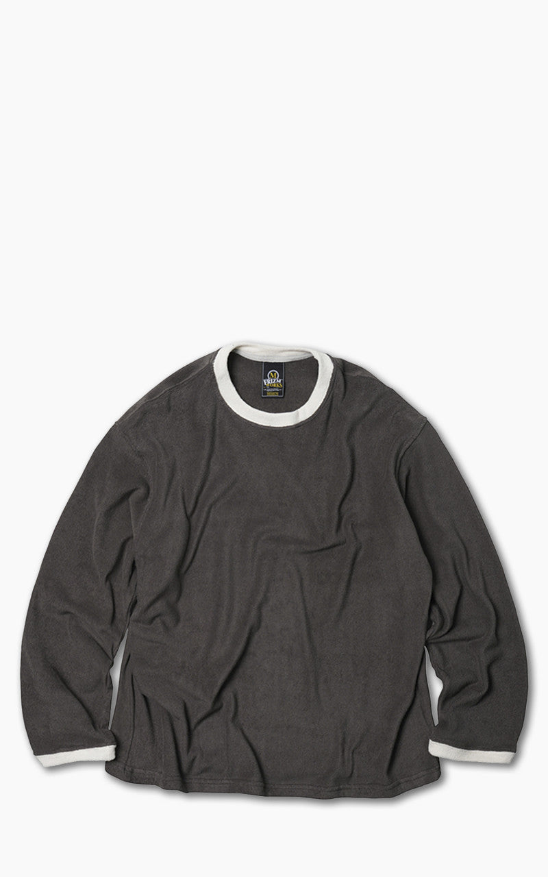 FrizmWORKS Terry Ringer Tee Charcoal