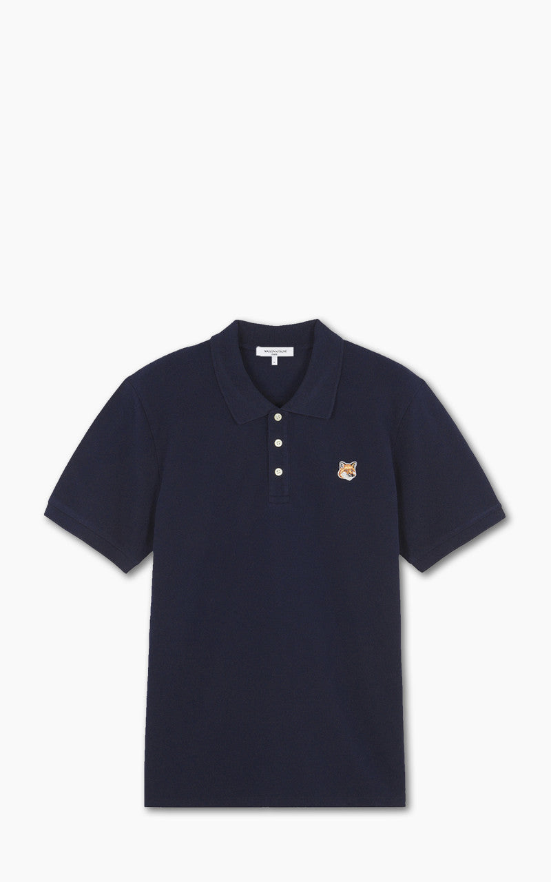 Maison Kitsuné Fox Head Patch Classic Polo Navy