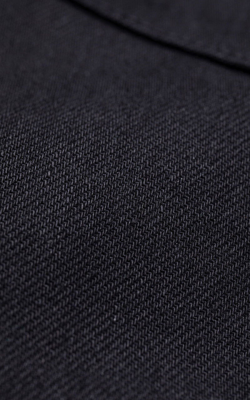 Nudie Jeans George Selvage Denim Shirt Black