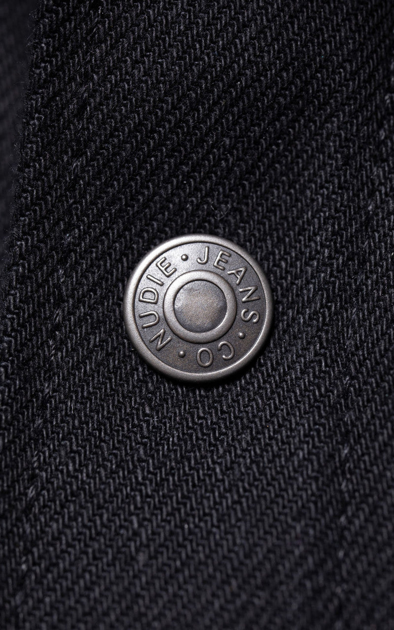 Nudie Jeans George Selvage Denim Shirt Black