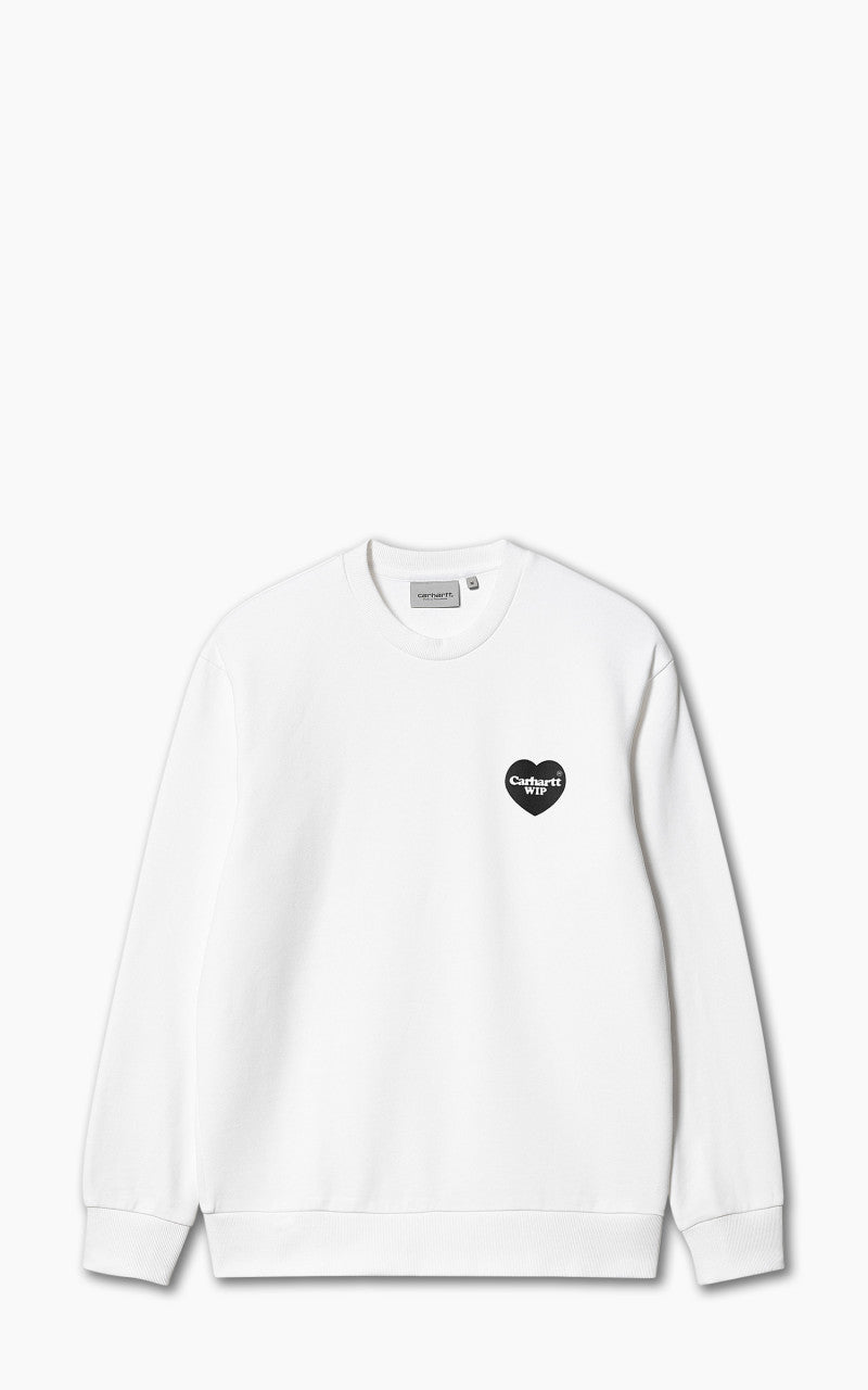 Carhartt WIP Heart Bandana Sweat White/Black Stone Washed
