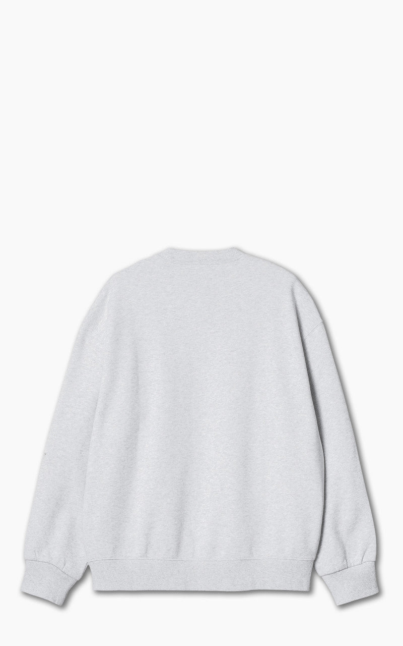 Carhartt WIP Heart Patch Sweat Ash Heather