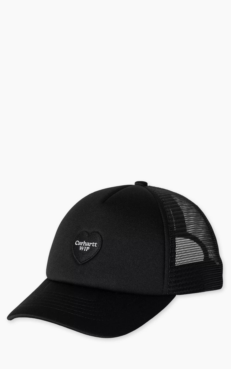 Carhartt WIP Heart Patch Trucker Cap Black
