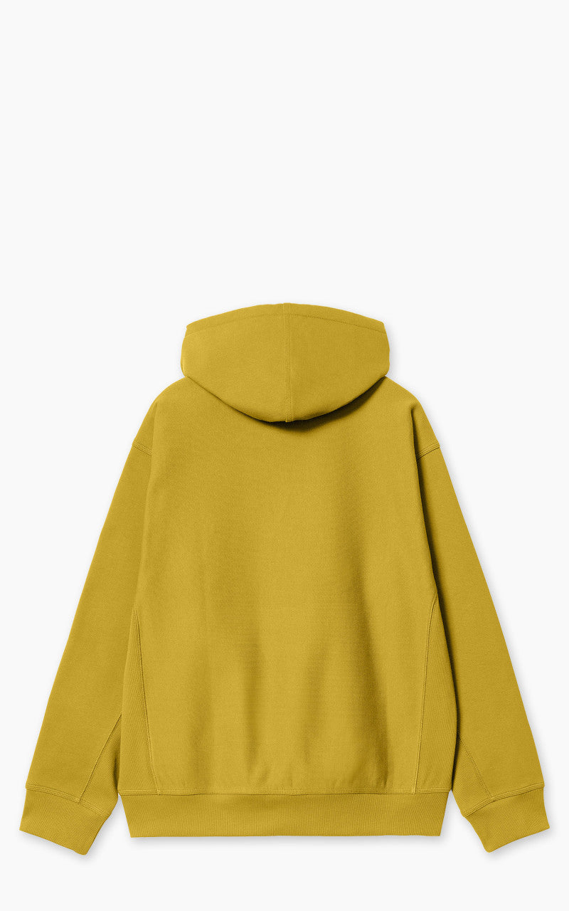 Carhartt WIP Hooded American Script Sweatshirt Golden Olive