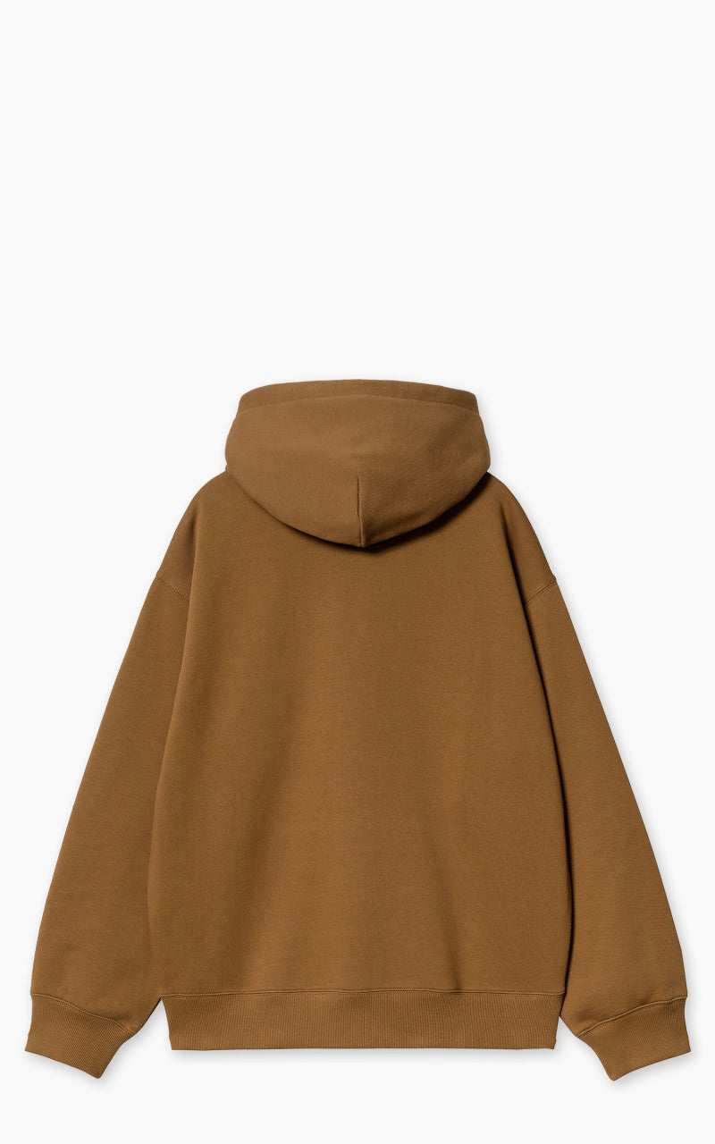 Carhartt WIP Hooded Brown Ducks Sweatshirt Hamilton Brown