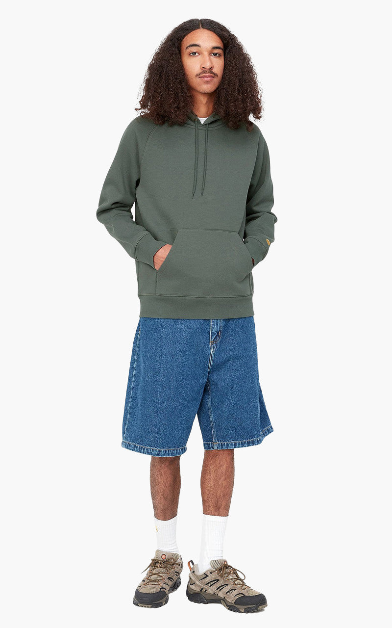 Carhartt WIP Hooded Chase Sweatshirt Jura/Gold