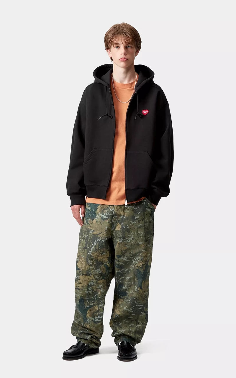Carhartt WIP Hooded Heart II Hartt Sweat Jacket Black