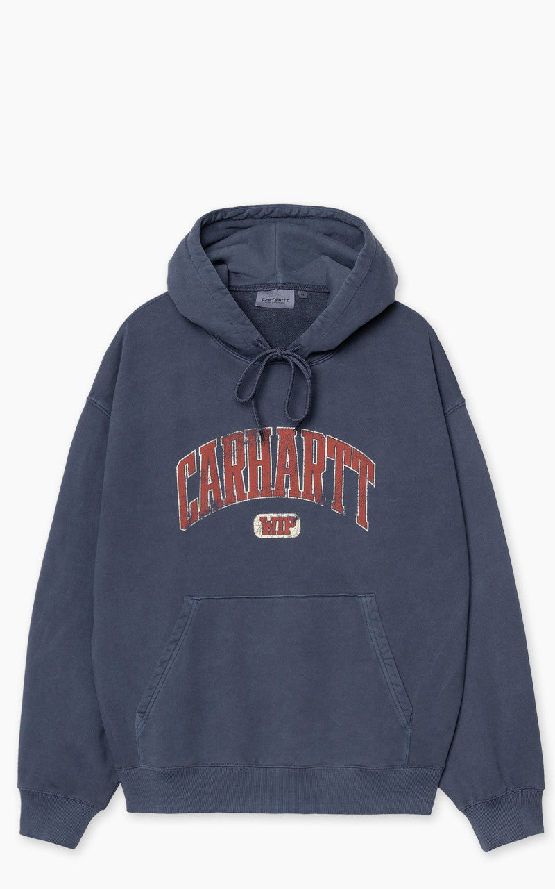 Carhartt WIP Hooded Library Sweatshirt Garment Dyed Ink