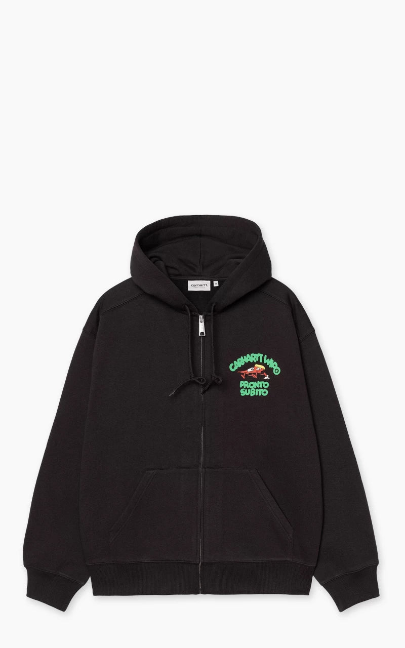 Carhartt WIP Hooded Pronto Sweat Jacket Black