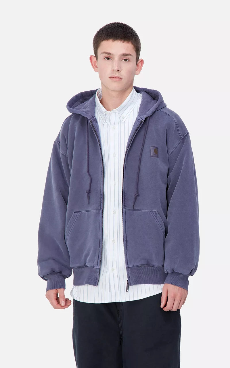 Carhartt WIP Hooded Vista Jacket Garment Dyed Aura