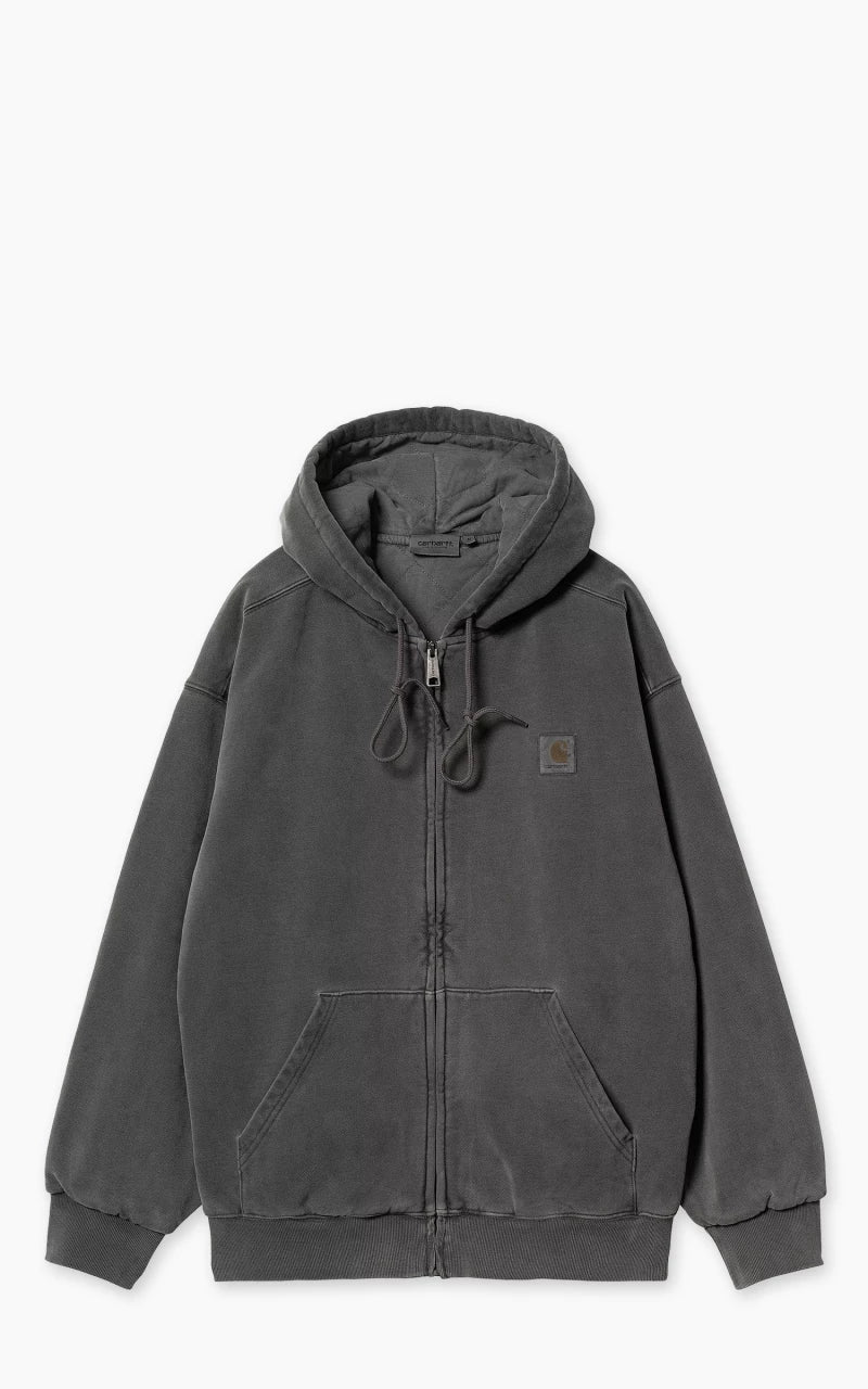 Carhartt WIP Hooded Vista Jacket Garment Dyed Graphite