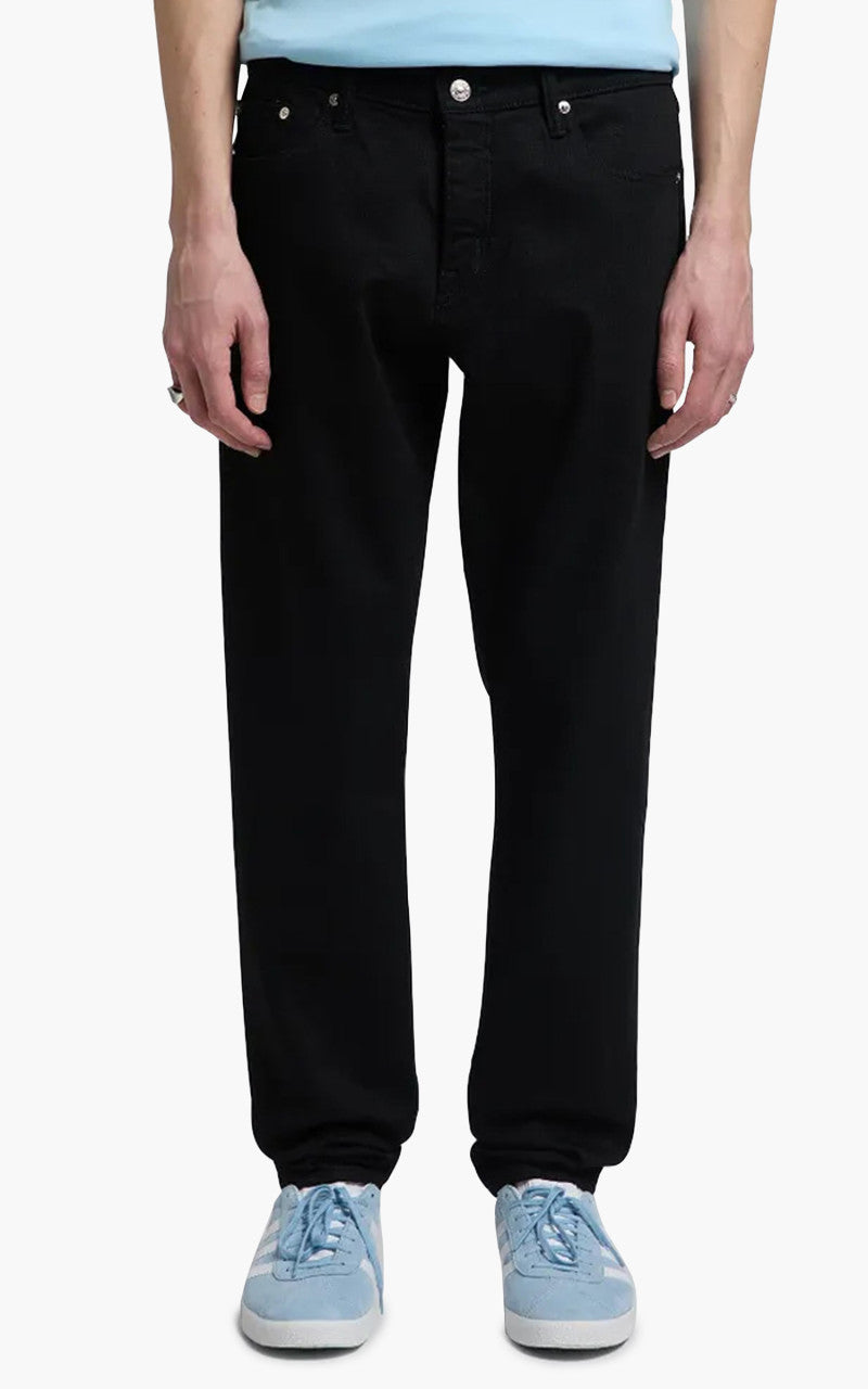 Edwin Regular Tapered Jeans "Made in Japan" Kaihara 12.5oz Black x Black