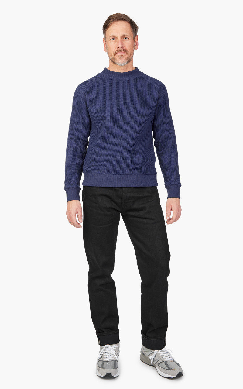 Jackman JM7200 Waffle Midneck Sweatshirt Ink