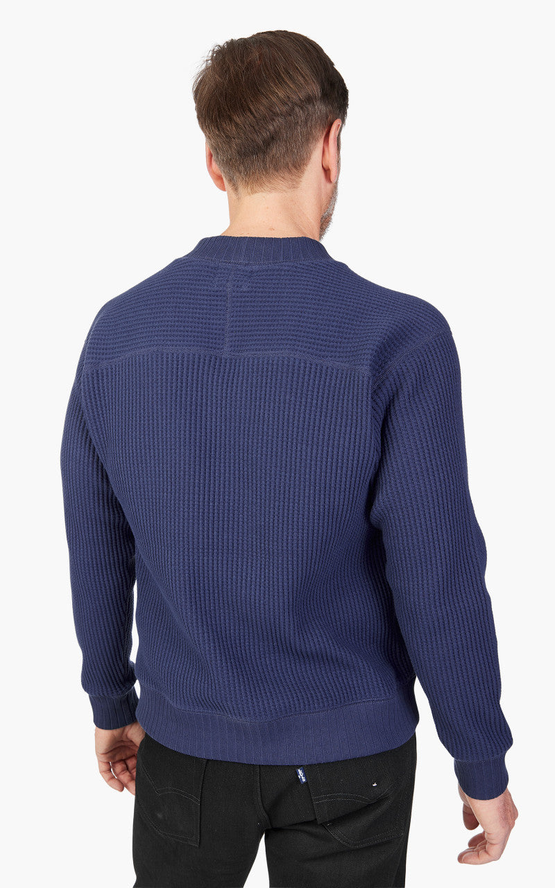 Jackman JM7200 Waffle Midneck Sweatshirt Ink