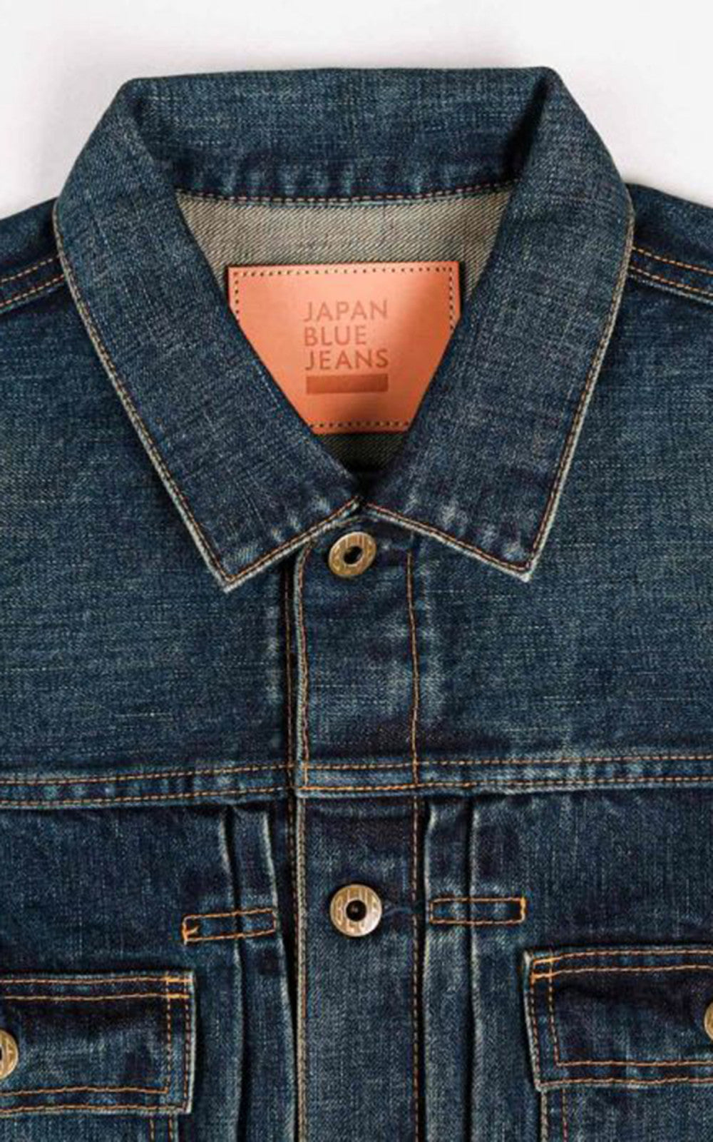 Japan Blue JBGJ1000 Type 2 Denim Jacket Dark Indigo Aging Wash 14.8oz