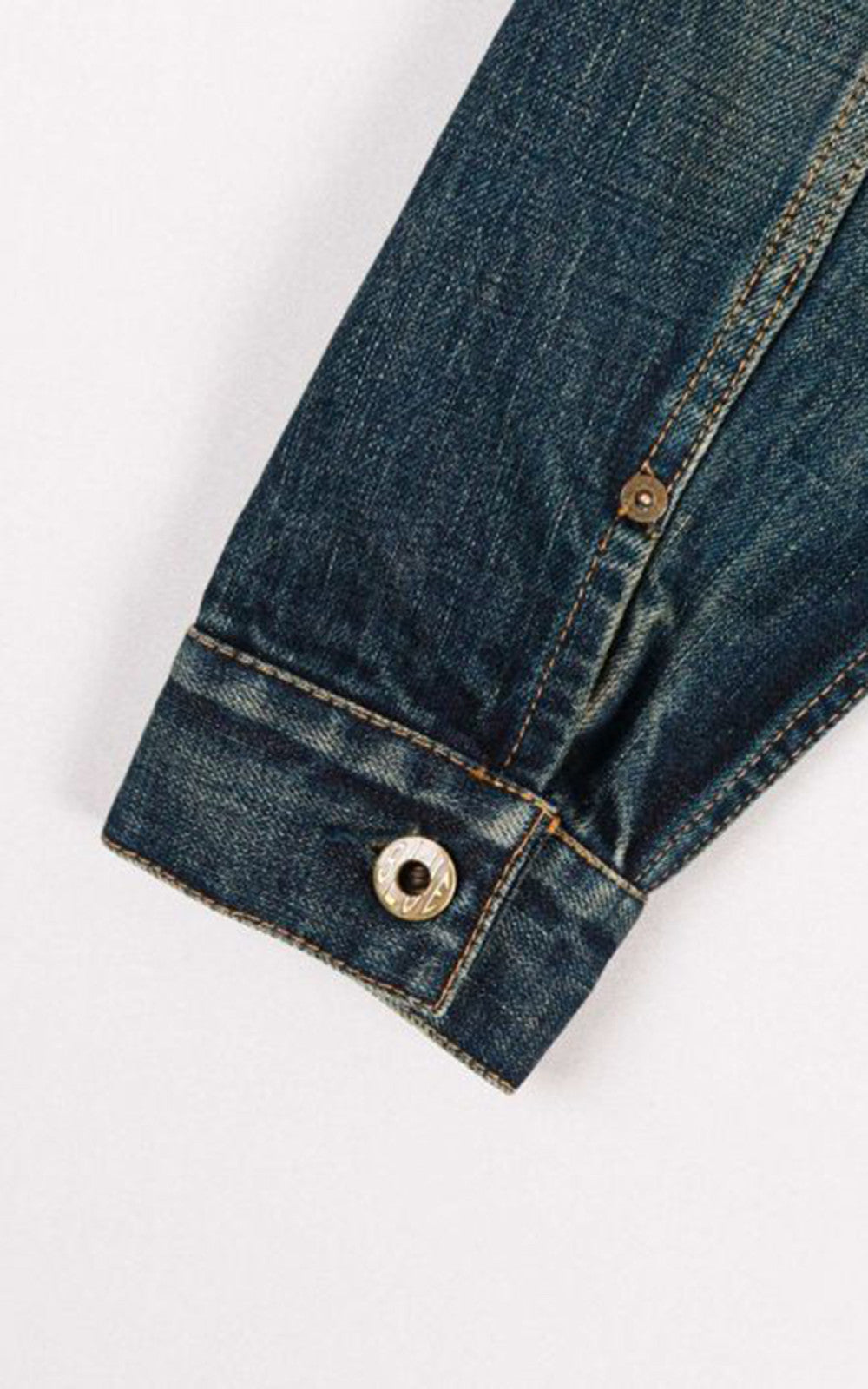 Japan Blue JBGJ1000 Type 2 Denim Jacket Dark Indigo Aging Wash 14.8oz