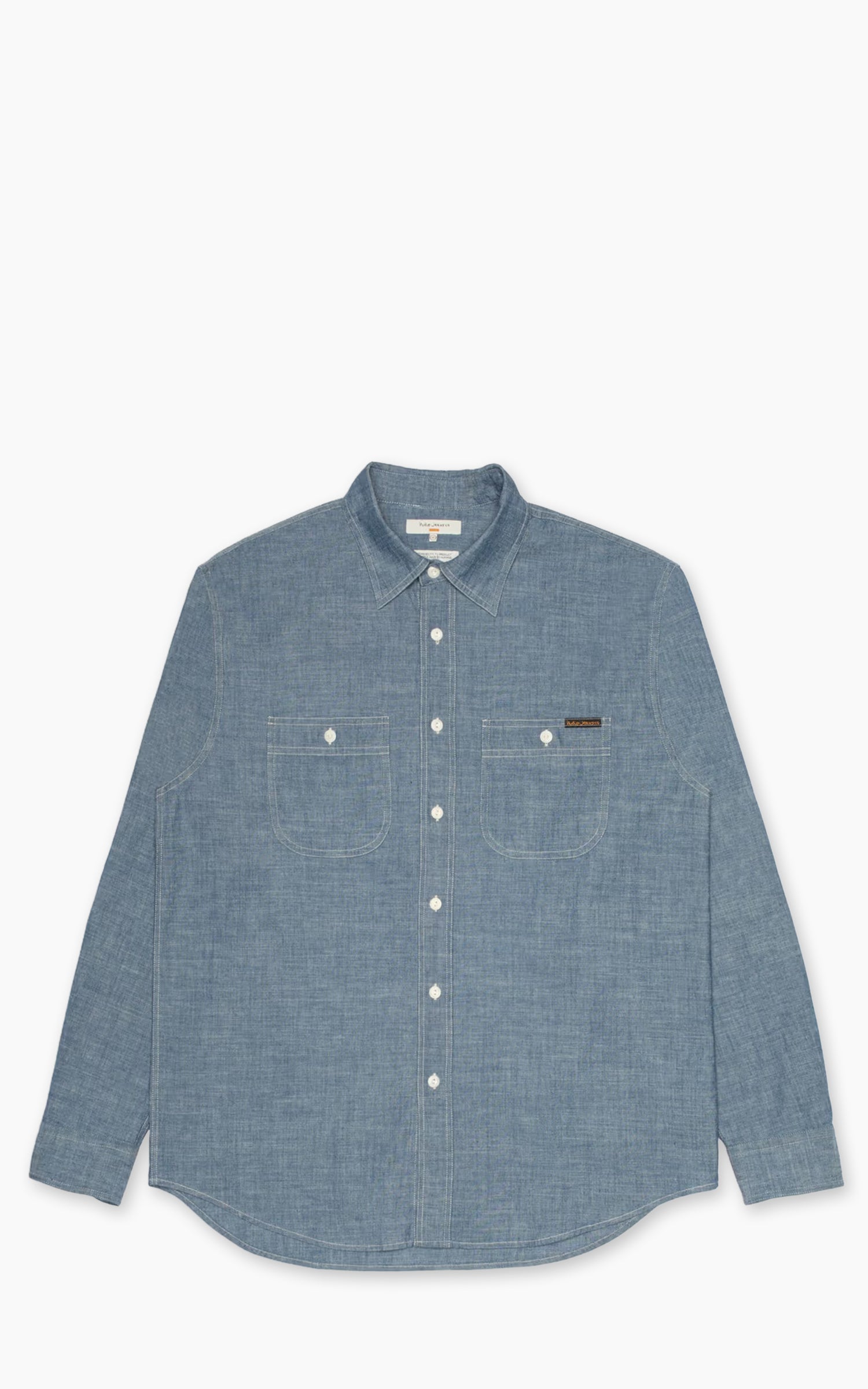 Nudie Jeans Julian Worker Shirt Chambray