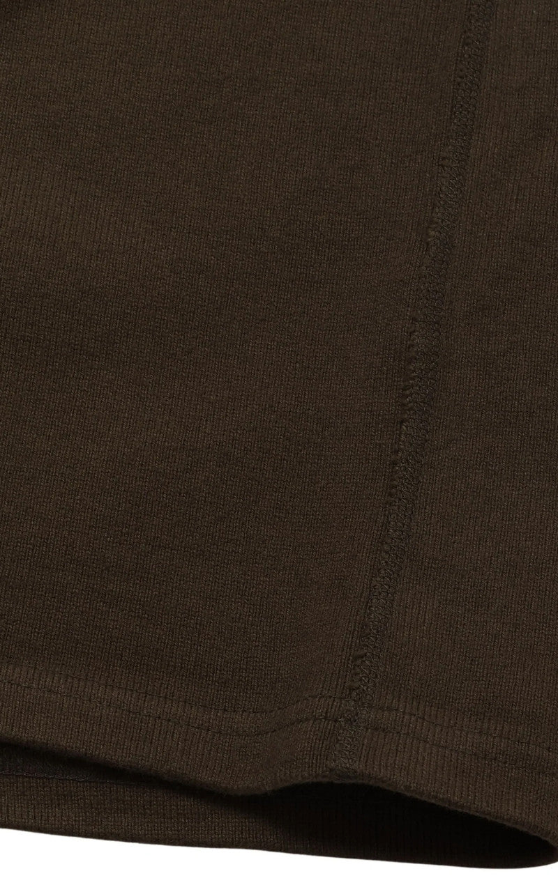 Wonder Looper Double Heavyweight Crewneck T-Shirt Khaki