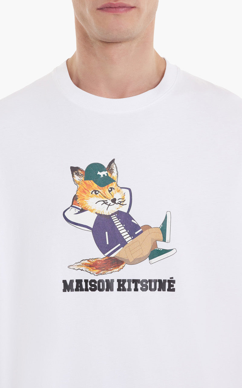 Maison Kitsuné Dressed Fox Easy Tee-Shirt White