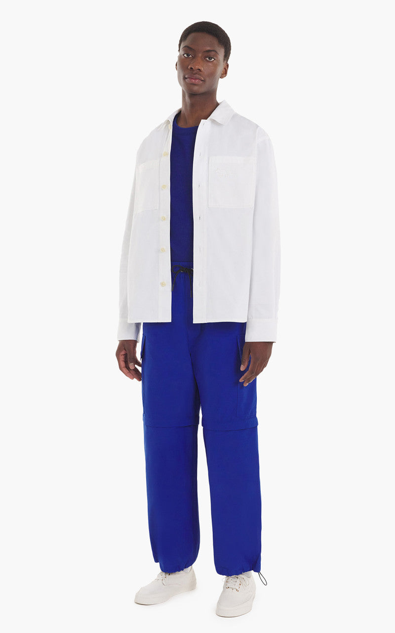 Maison Kitsuné Snaps Overshirt Milky White