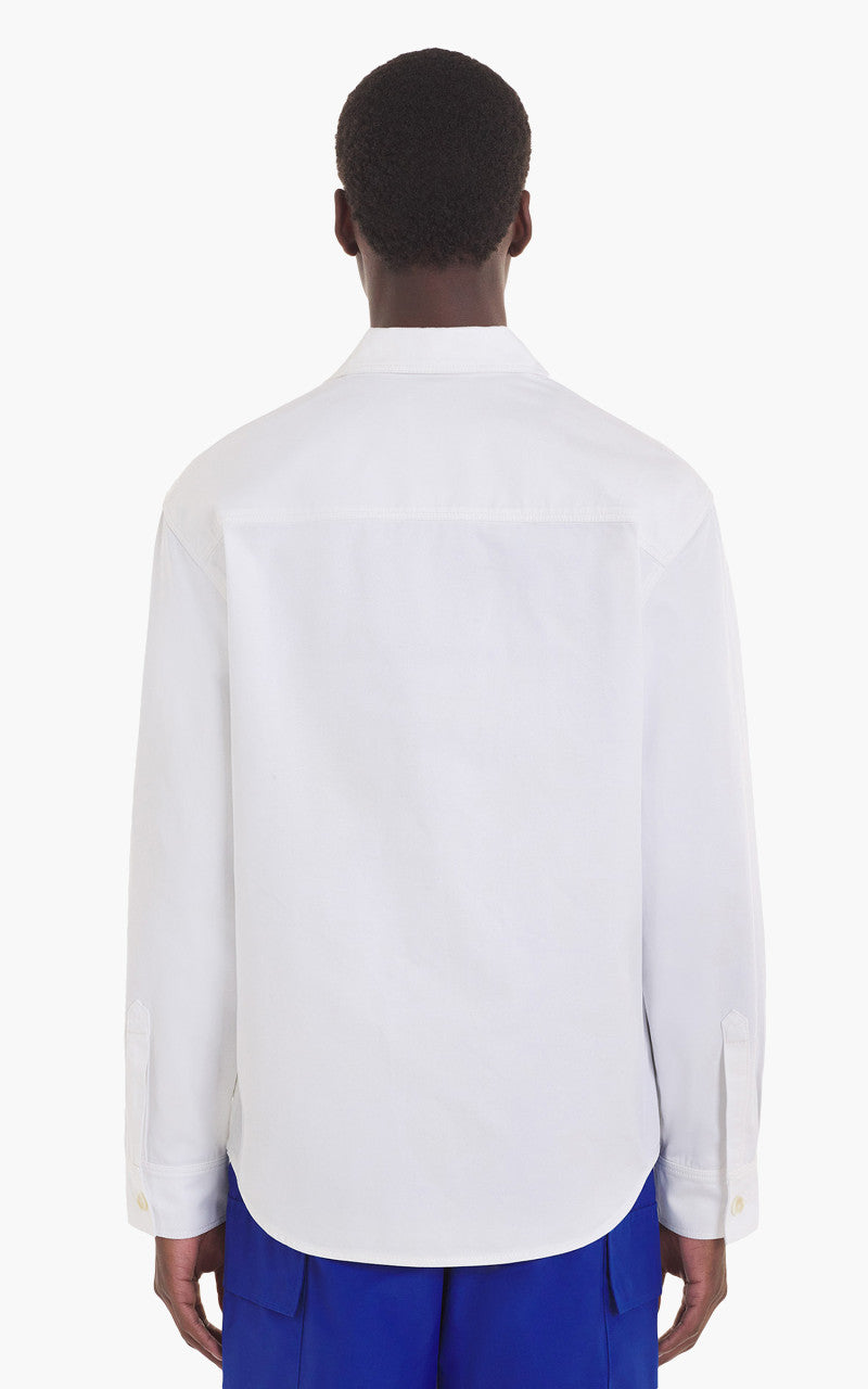Maison Kitsuné Snaps Overshirt Milky White