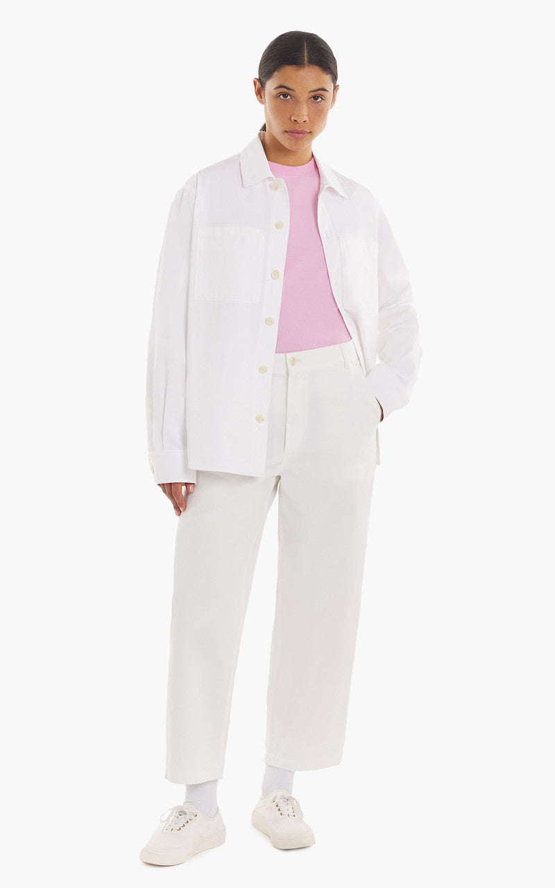 Maison Kitsuné Snaps Overshirt Milky White