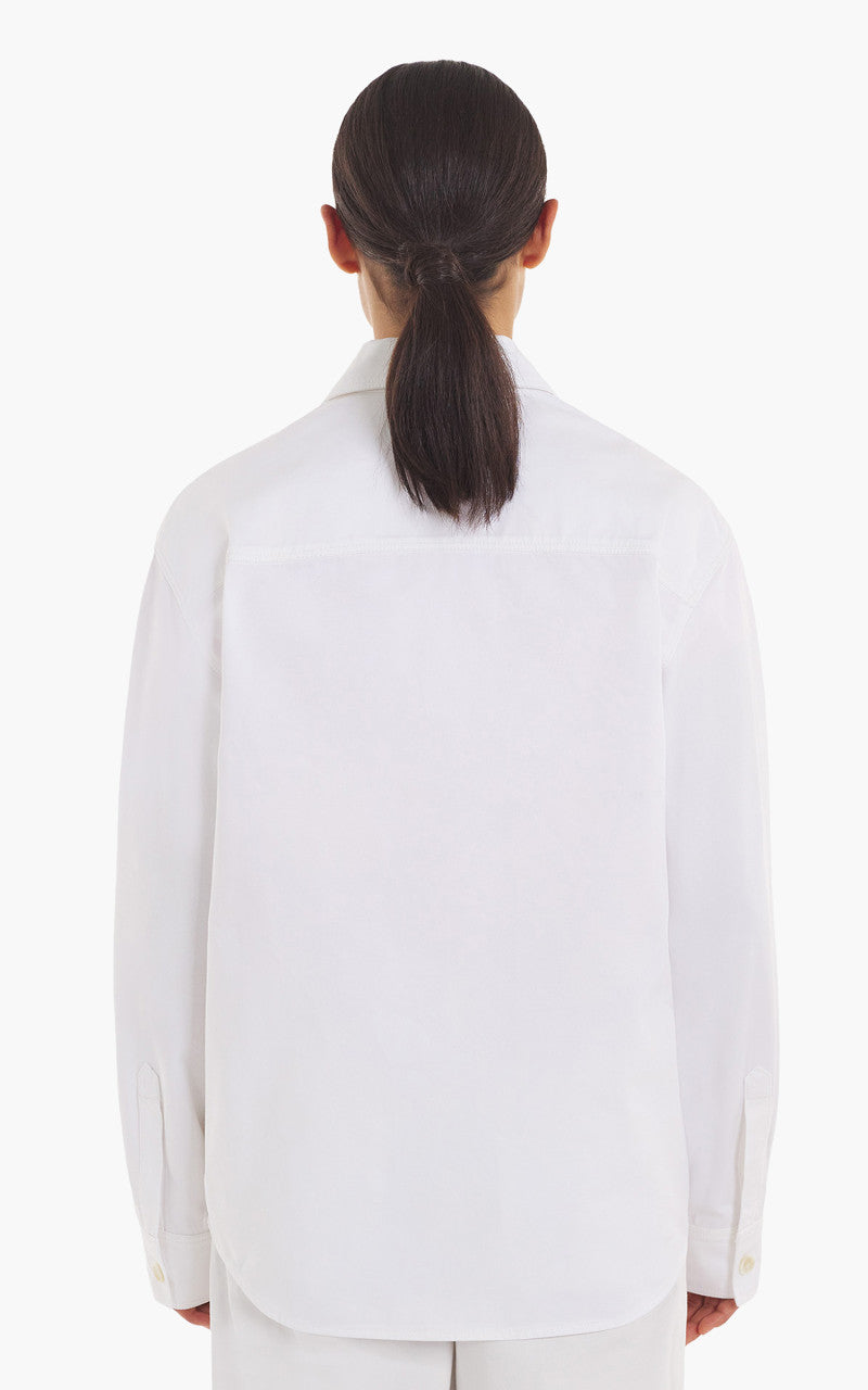 Maison Kitsuné Snaps Overshirt Milky White