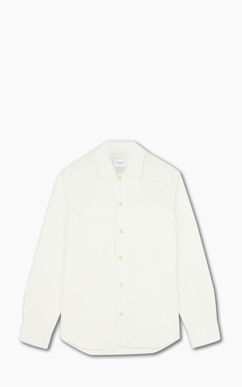 Maison Kitsuné Snaps Overshirt Milky White