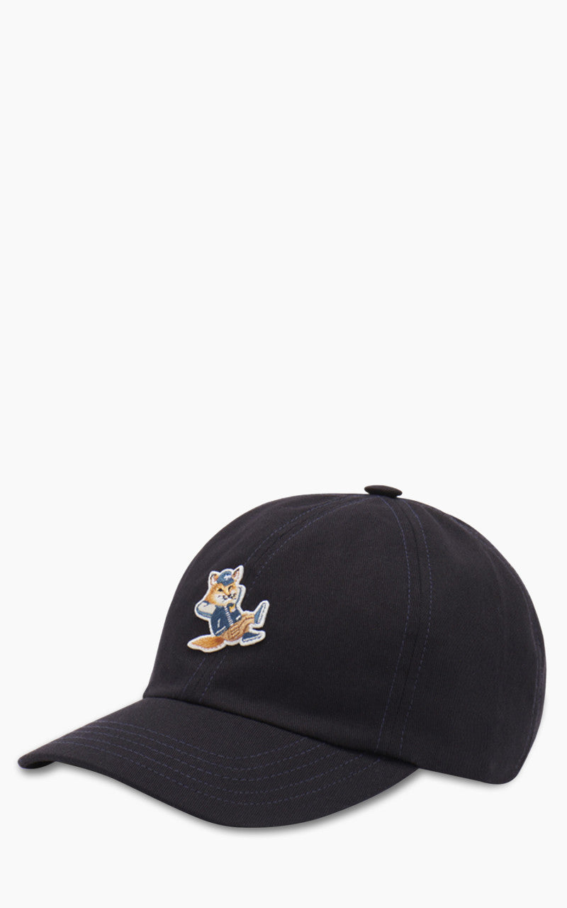 Maison Kitsuné Dressed Fox 6P Cap Navy