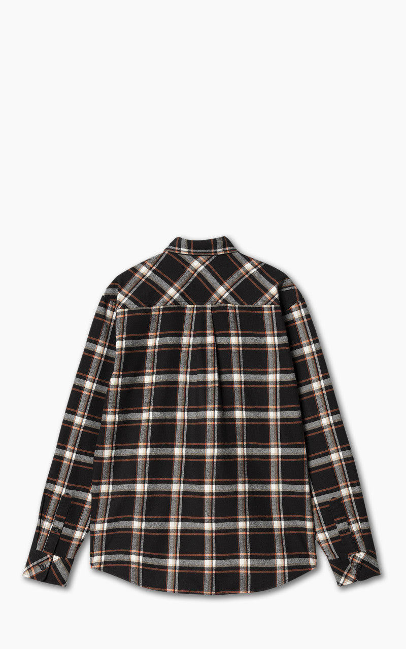 Carhartt WIP L/S Barten Shirt Barten Check Black/Black