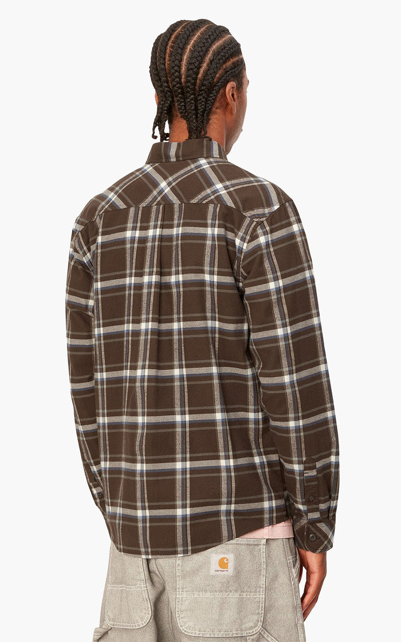 Carhartt WIP L/S Barten Shirt Barten Check Buckeye/Buckeye