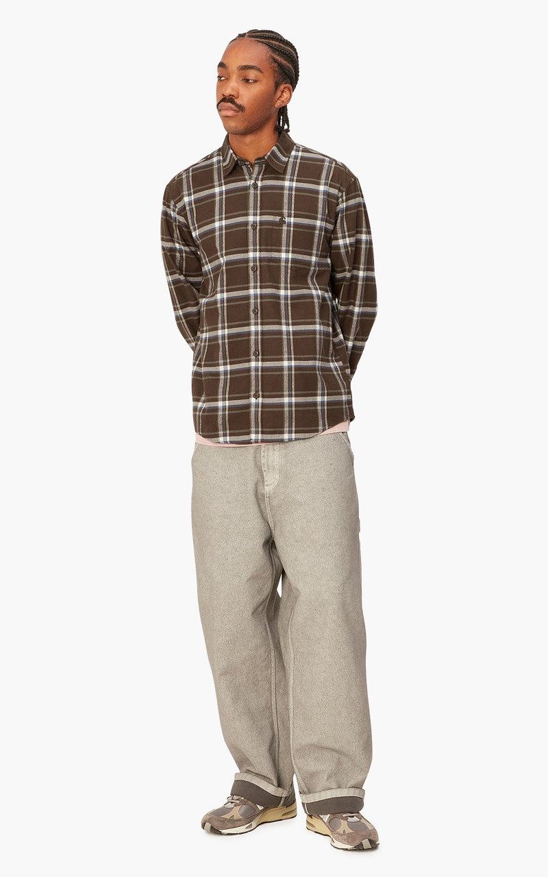 Carhartt WIP L/S Barten Shirt Barten Check Buckeye/Buckeye