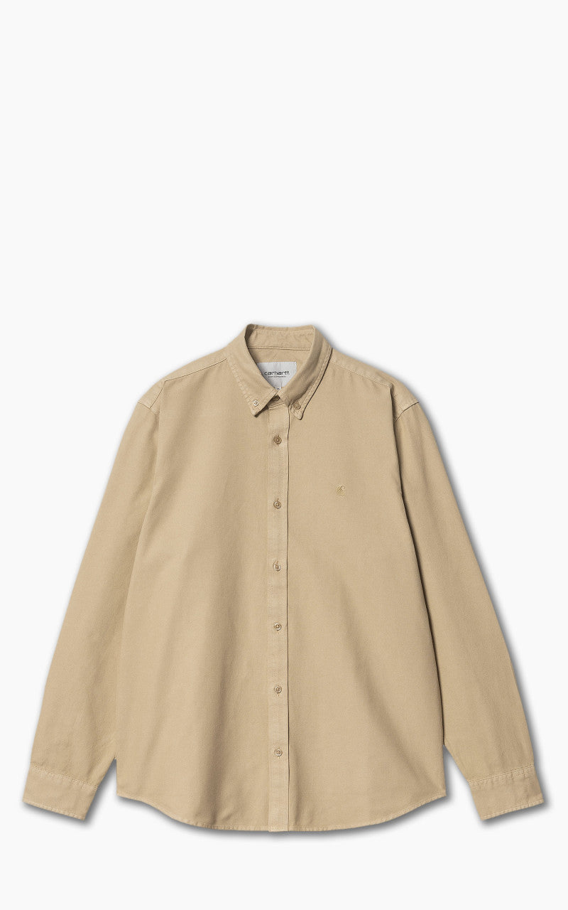 Carhartt WIP L/S Bolton Shirt Dusty H Brown