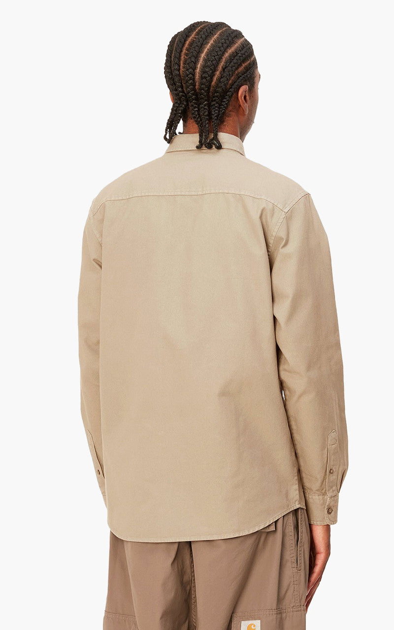 Carhartt WIP L/S Bolton Shirt Dusty H Brown