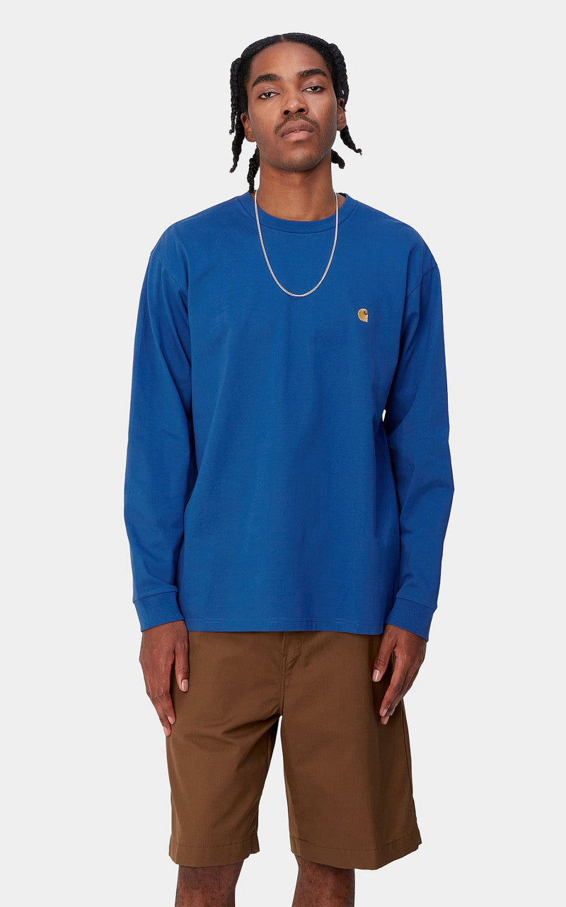 Carhartt WIP L/S Chase T-Shirt Acapulco/Gold