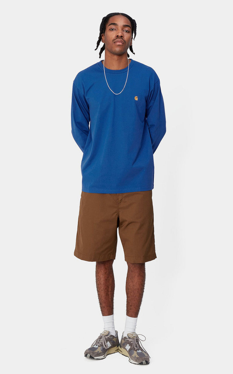 Carhartt WIP L/S Chase T-Shirt Acapulco/Gold