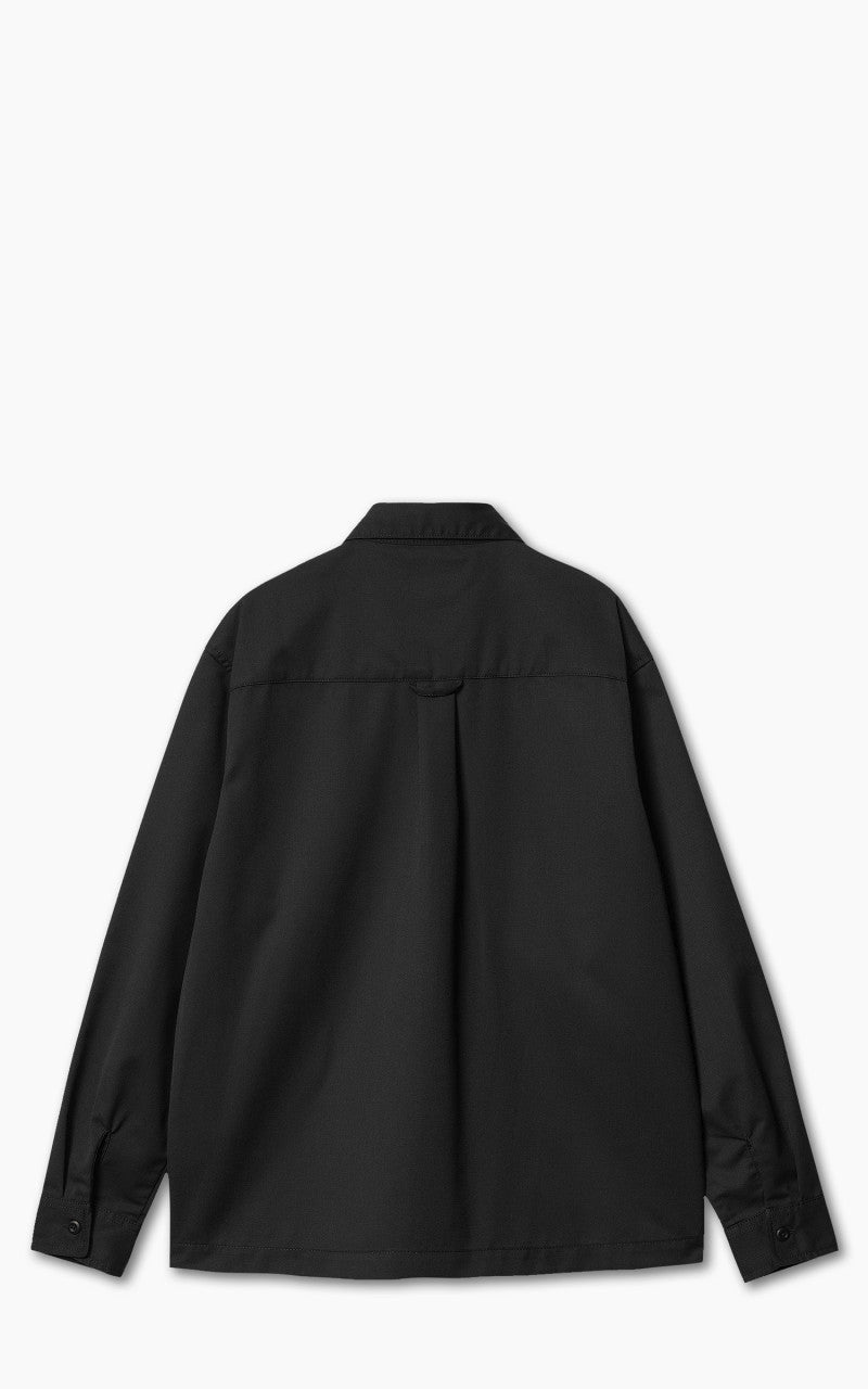 Carhartt WIP L/S Craft Zip Shirt Black Rinsed