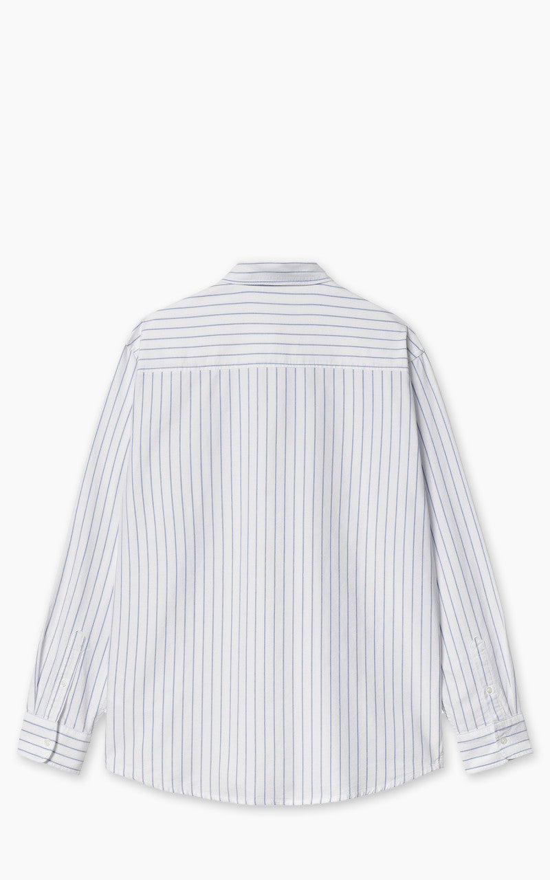 Carhartt WIP L/S Dowlen Shirt Dowlen Stripe White/White