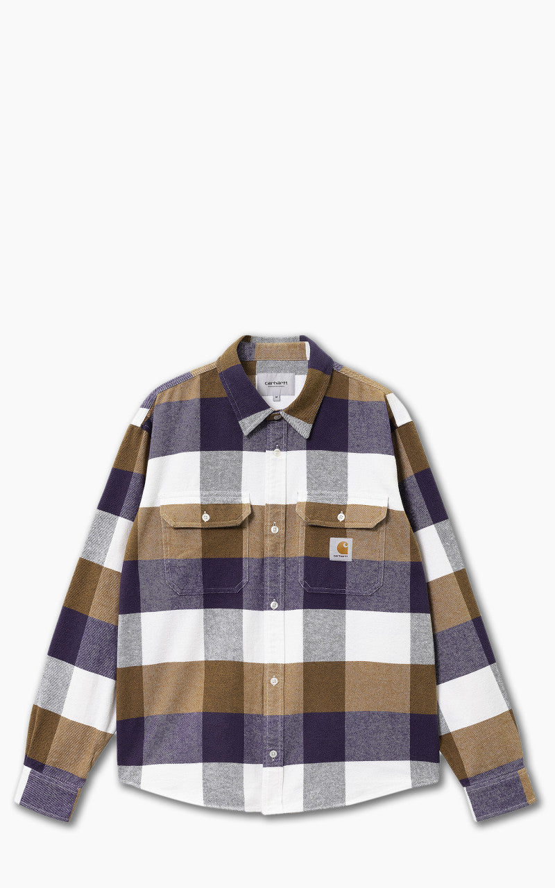 Carhartt WIP L/S Lyman Shirt Lyman Check/Cassis