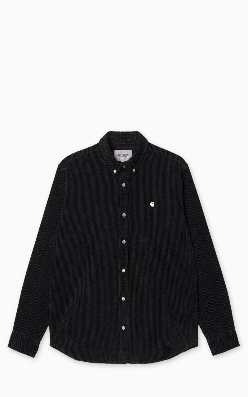 Carhartt WIP L/S Madison Cord Shirt Black/Wax