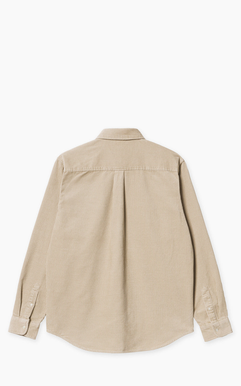 Carhartt WIP L/S Madison Cord Shirt Wall/Black