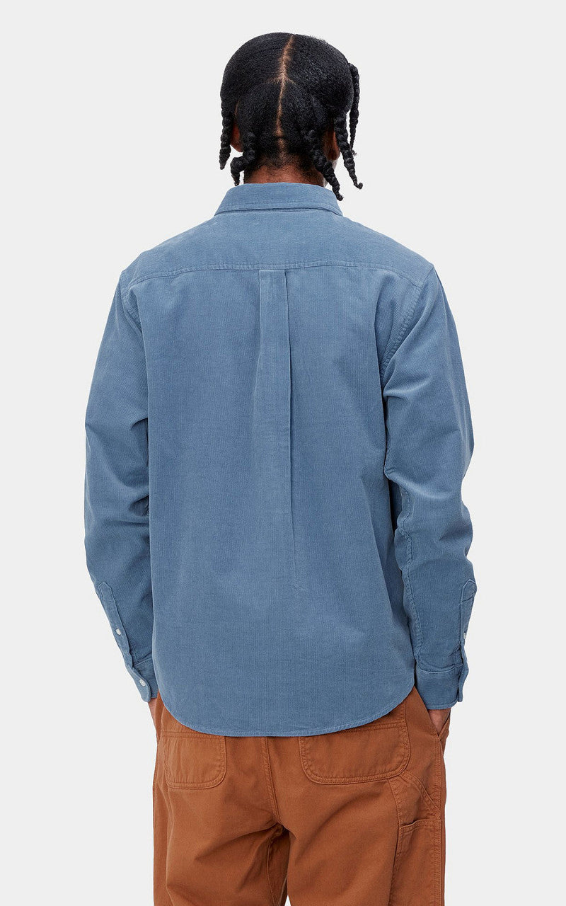 Carhartt WIP L/S Madison Fine Cord Shirt Sorrent/Wax